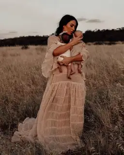 We Are Reclamation Wonderment and Awe Gown Beige One Size Fits Most (Aus 6-16) for rent on The Volte - image 18