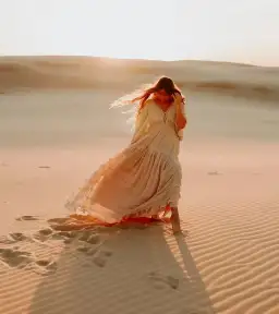 We Are Reclamation Wonderment and Awe Gown Beige One Size Fits Most (Aus 6-16) for rent on The Volte - image 13