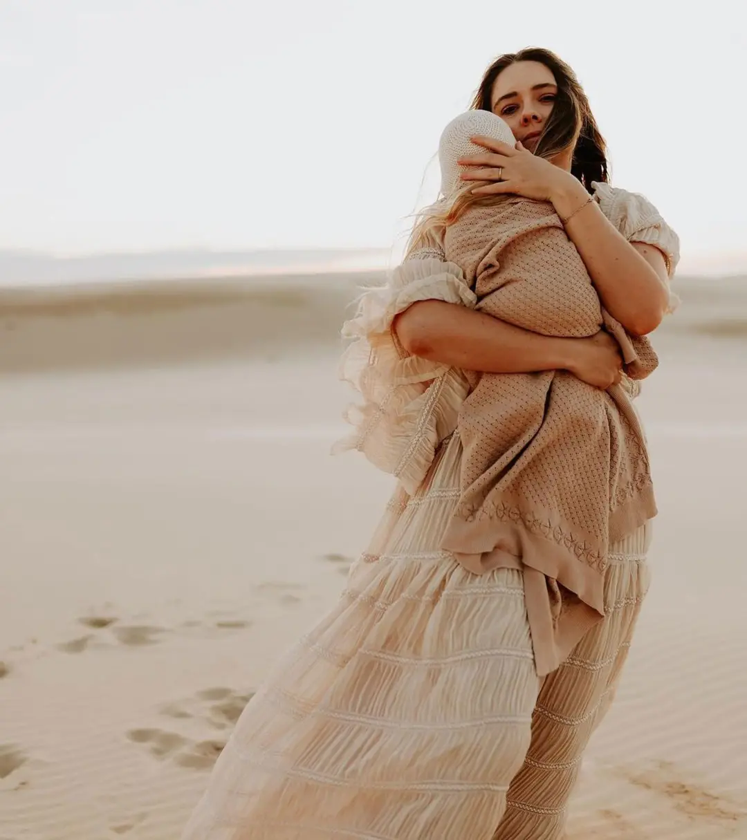 We Are Reclamation Wonderment and Awe Gown Beige One Size Fits Most (Aus 6-16) for rent on The Volte - main image