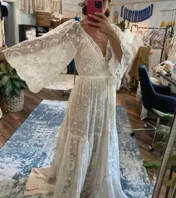 We Are Reclamation Be Love Gown White Size 18 for rent on The Volte - image 25