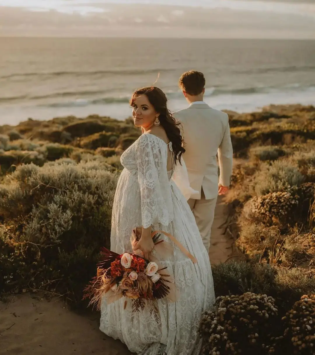 We Are Reclamation Be Love Gown White Size 18 for rent on The Volte - main image