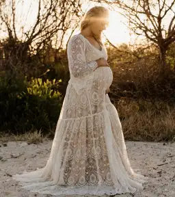 We Are Reclamation Be Love Gown White Size 18 for rent on The Volte - image 13