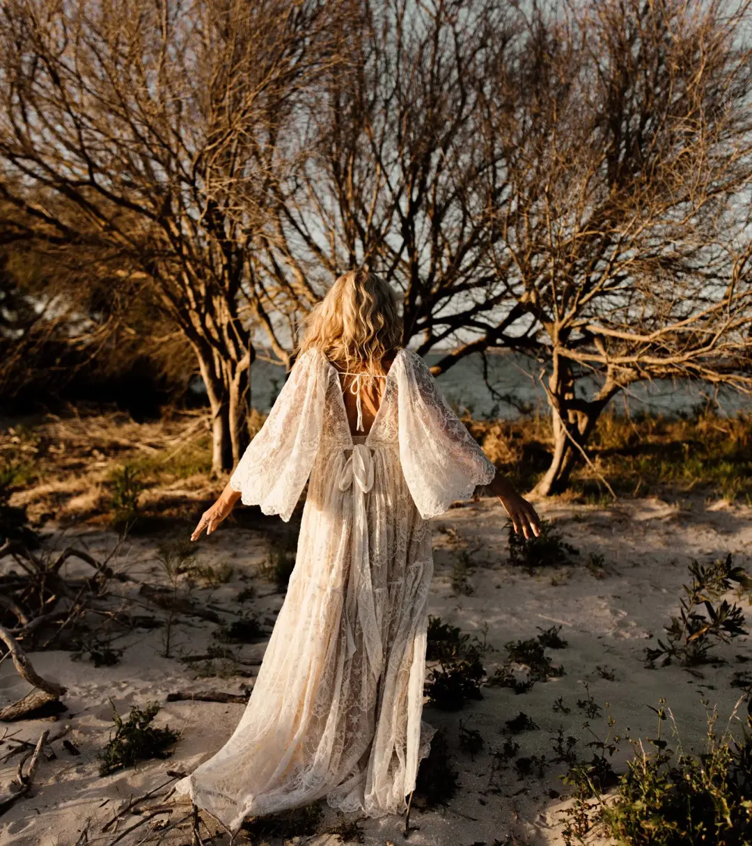 We Are Reclamation Be Love Gown White Size 18 for rent on The Volte - main image