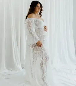 We Are Reclamation Be Love Gown White Size 18 for rent on The Volte - image 24