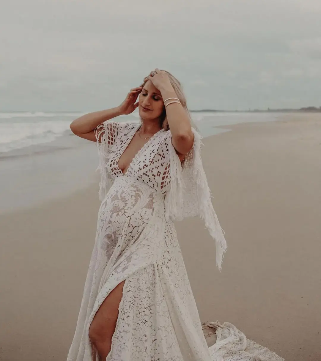 We Are Reclamation 'Bewitched By Boho' Gown White Size 20 for rent on The Volte - main image