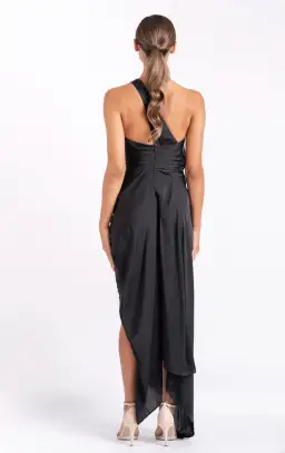 One Fell Swoop Philly Dress in Black Air