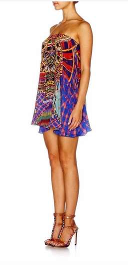 Camilla Rainbow Warrior Strapless Dress size 10 for rent on The Volte - image 3