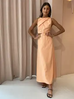 One Fell Swoop Bijoux Maxi Dress Orange Size 8 for rent on The Volte - image 3