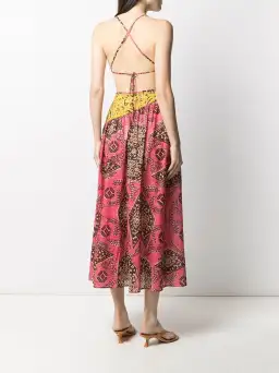 Zimmermann Lulu Asymmetric Dress Print Size 6 for rent on The Volte - image 2