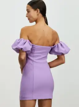 Lover Nicoletta Mini Dress Purple Size 8 for rent on The Volte - image 3