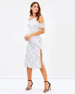 La Maison Talulah Associates Midi Dress White Size XS/ AU 6 for rent on The Volte - image 2