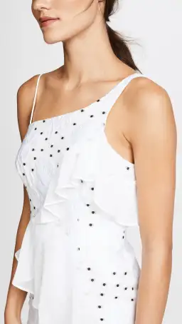 La Maison Talulah Associates Midi Dress White Size XS/ AU 6 for rent on The Volte - image 3