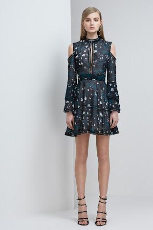 Keepsake Night Dance LS mini dress size 8 for rent on The Volte - main image