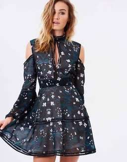 Keepsake Night Dance LS mini dress size 8 for rent on The Volte - image 1