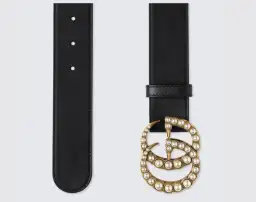 Leather Belt with Pearl Double G for rent on The Volte - image 3