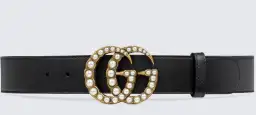 Leather Belt with Pearl Double G for rent on The Volte - image 2