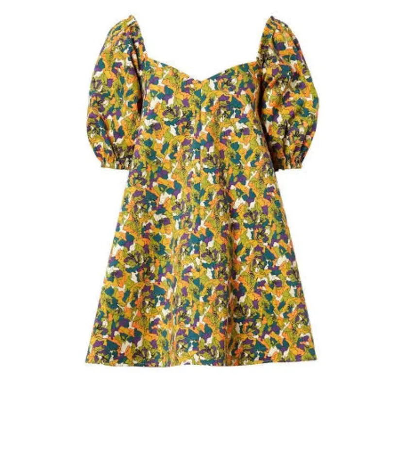 Scanlan Theodore Trapeze Dress Print Size 6 for rent on The Volte - main image
