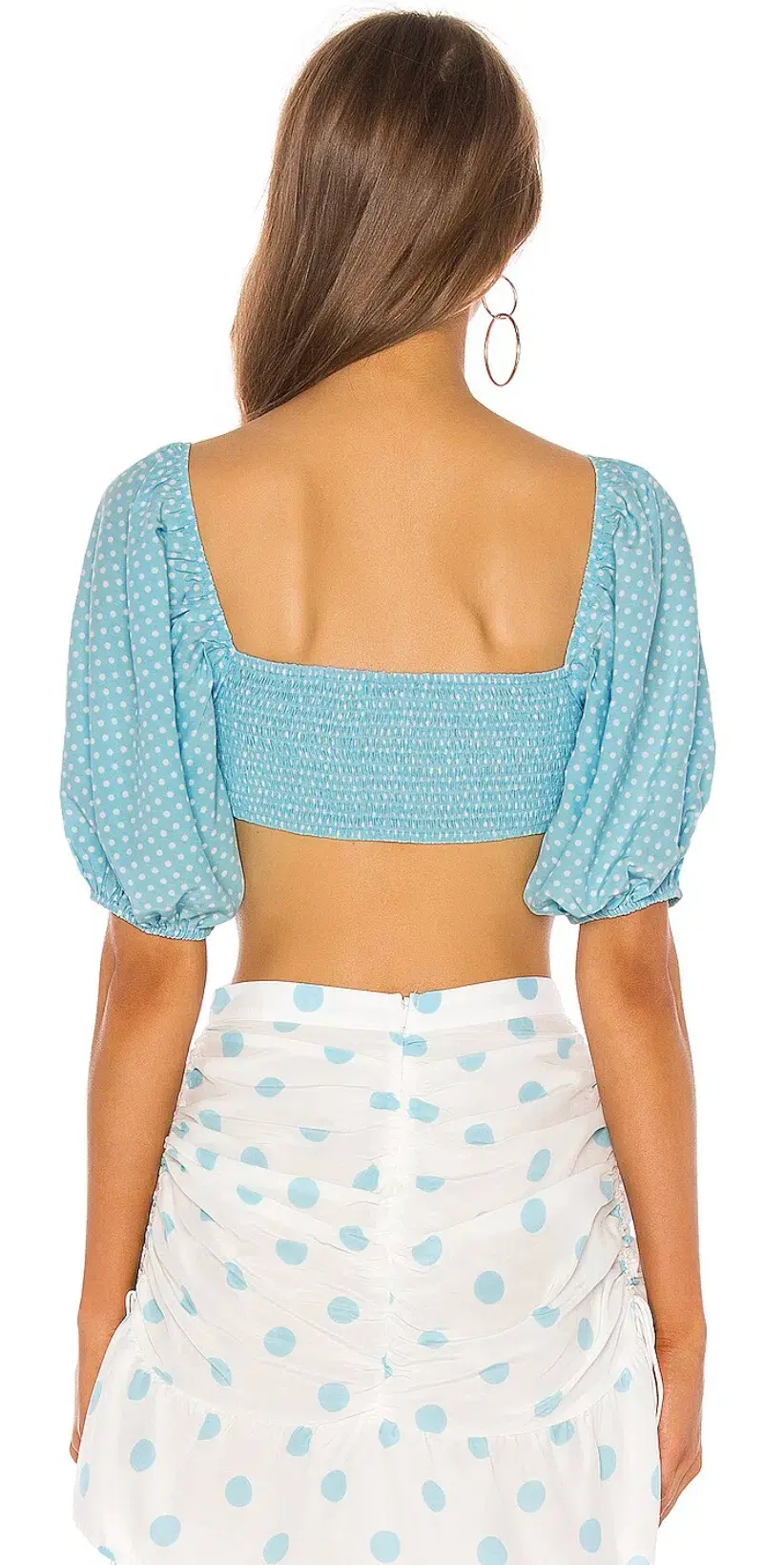 For Love and Lemons Caroline Crop Top & Caroline Mini Skirt Print Size 8 for rent on The Volte - main image