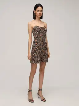 Bec and Bridge Janice Silk Mini Dress Print