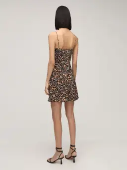 Bec and Bridge Janice Silk Mini Dress Print