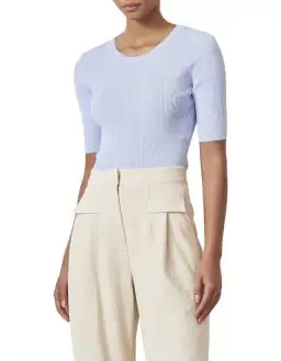 Bec & Bridge Astrid Knit Tee and Anika Pants Set Blue Size 10 for rent on The Volte - image 8