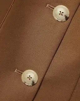 Anna Quan Portia Single Breasted Tailored Dress Brown Size 10 for rent on The Volte - image 5