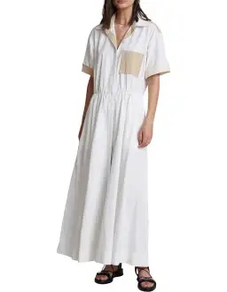 Bec & Bridge Sedona Shirt Dress White Size 10 for rent on The Volte - image 1