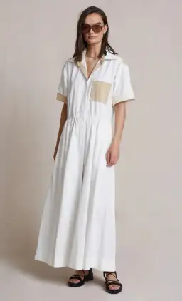 Bec & Bridge Sedona Shirt Dress White Size 10 for rent on The Volte - image 6