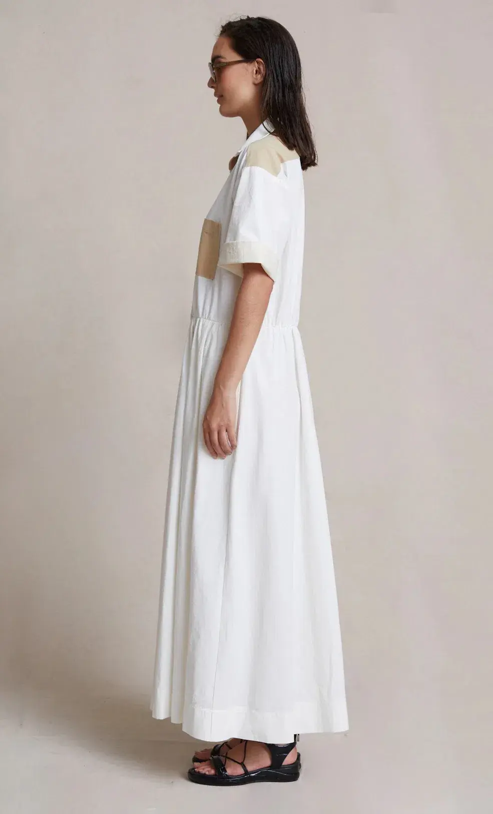 Bec & Bridge Sedona Shirt Dress White Size 10 for rent on The Volte - main image