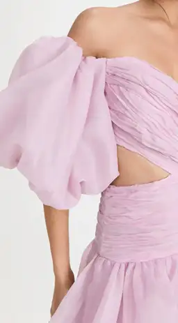 Aje Myriad Cut Out Mini Dress Lilac Size 14 for rent on The Volte - image 1