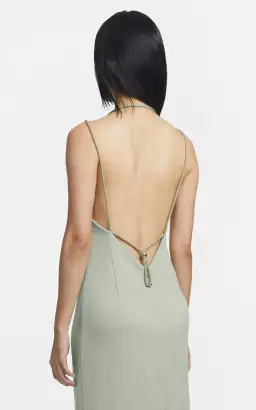 Dion Lee Macrame Slip Dress Green Size 8