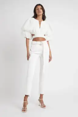 Aje Impression Top White Size 4 for rent on The Volte - image 1