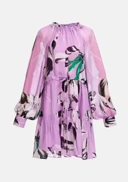 Essentiel Antwerp Aubrey Mini Dress Lilac Rain Size 10