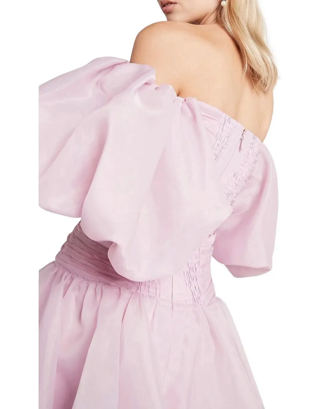 Aje Myriad Cut Out Mini Dress Pink Size 12 for rent on The Volte - main image