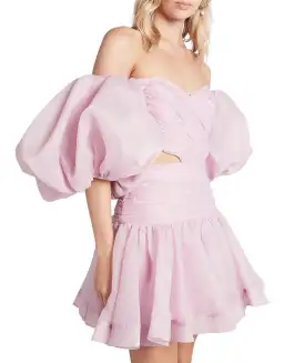 Aje Myriad Cut Out Mini Dress Pink Size 12 for rent on The Volte - image 7