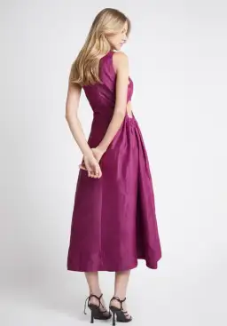 Aje Chateau Cut Out Dress Purple Size 10 for rent on The Volte - image 2