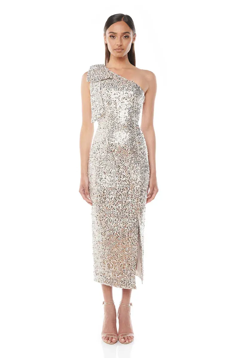 Eliya The Label Lydia Dress Sequin Size 12 for rent on The Volte - main image