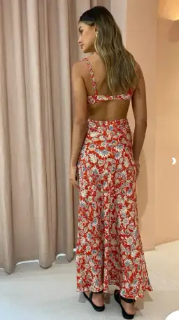 Bec & Bridge Ruby Maxi Dress Print Size 8 for rent on The Volte - image 8