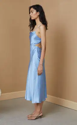 Bec & Bridge Raquel Midi Dress | Sky Blue | Size 6 for rent on The Volte - image 6