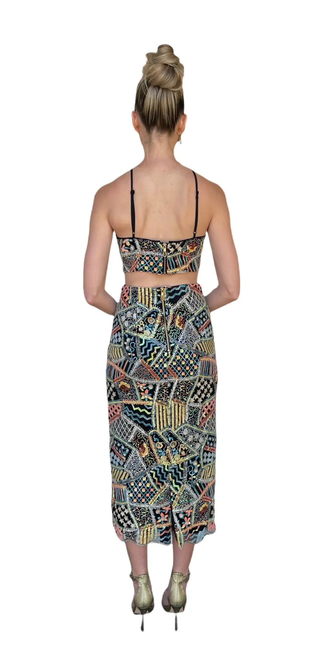 Elliatt Mauritius Dress Print Size 8 for rent on The Volte - main image