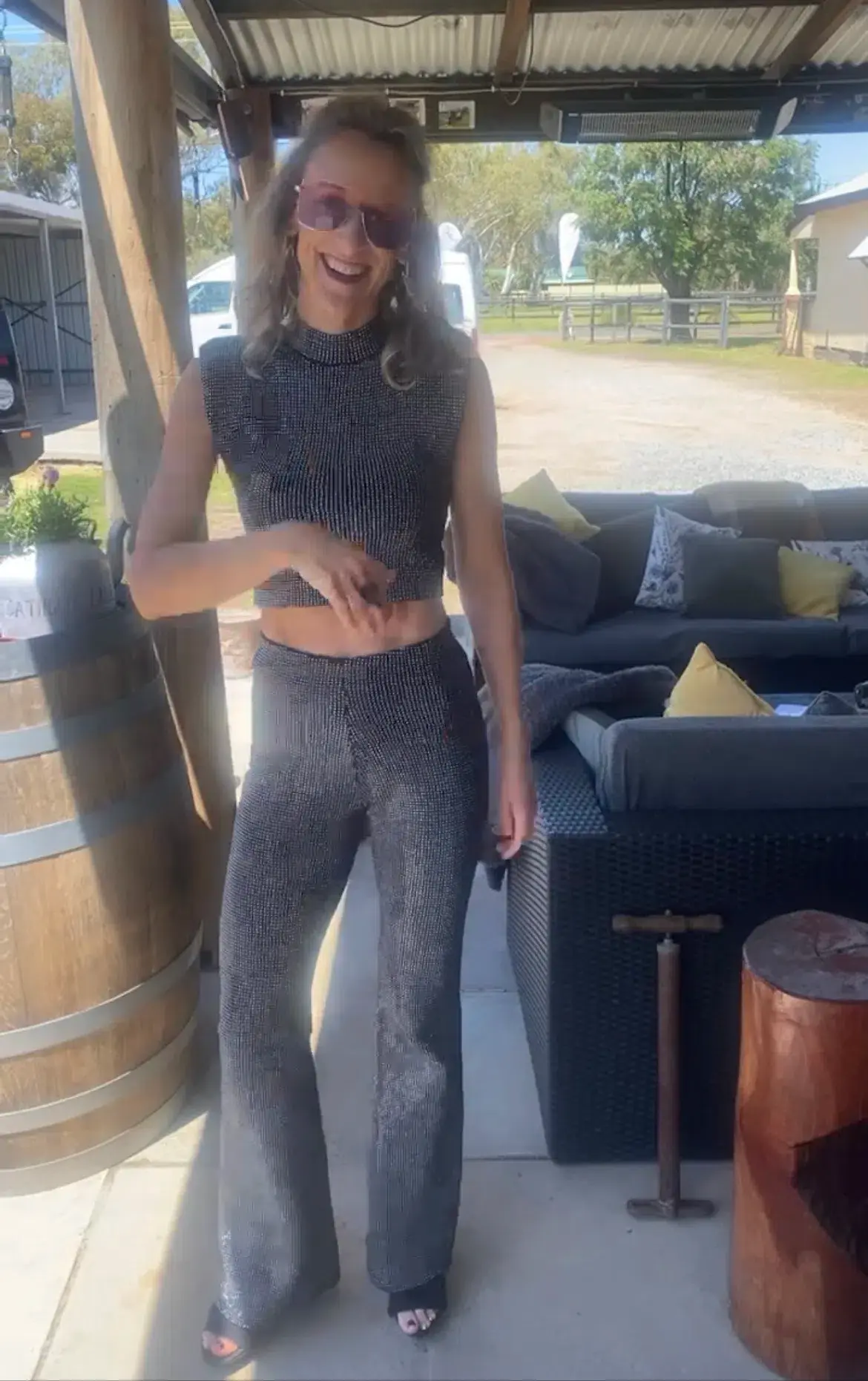 Sass & Bide 7 Years Of Luck Knit Top and Pants Set Black Size 8 - Image 8