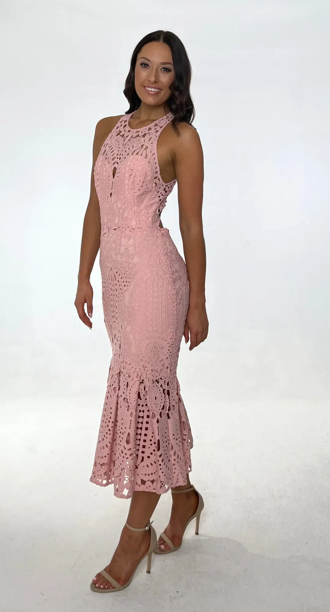 Lover Harmony Cut Out Dress Pink Size 10 for rent on The Volte - main image