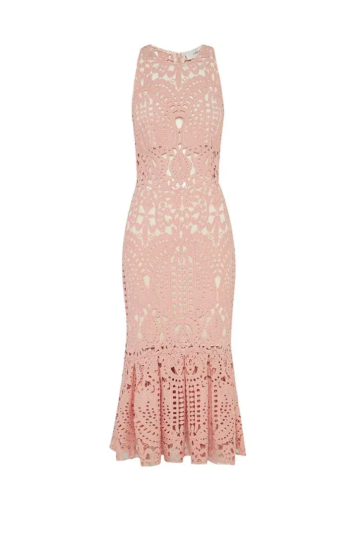 Lover Harmony Cut Out Dress Pink Size 10 for rent on The Volte - main image