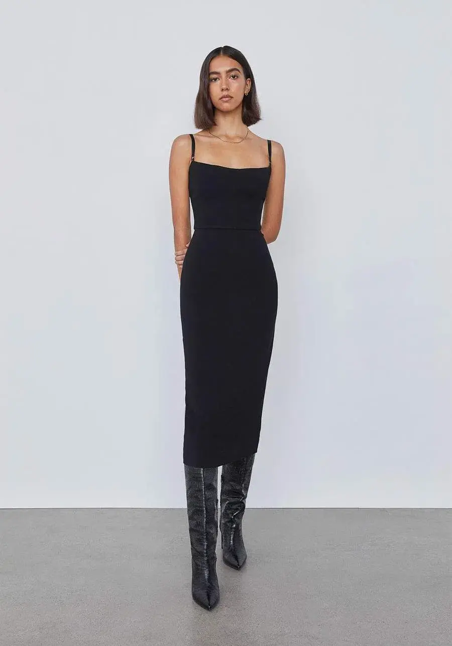 Viktoria & Woods Porter Dress Black Size 6 for rent on The Volte - main image
