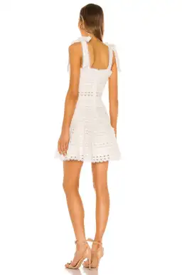 Zimmermann Kirra Tie-Up Dress White Size 3 for rent on The Volte - image 3