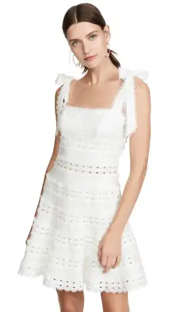 Zimmermann Kirra Tie-Up Dress White Size 3 for rent on The Volte - image 6