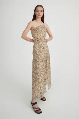 Hansen & Gretel Artillo Dress in Animal Spot Print Size XS