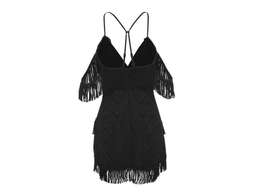 Alice McCall Black Fringe Dress size 6