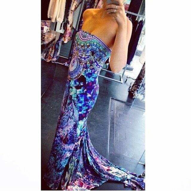 Camilla Rise & Unveil Drawstring Dress for rent on The Volte - main image