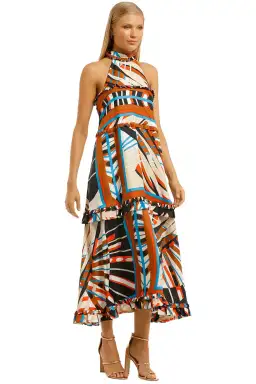 Scanlan Theodore Geometric Dress Print Size 8 for rent on The Volte - image 1